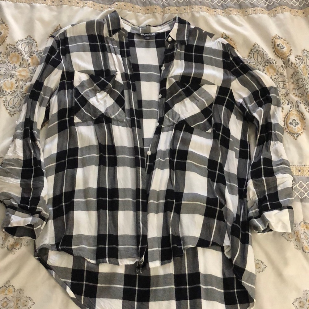 Express Flannel Tee
